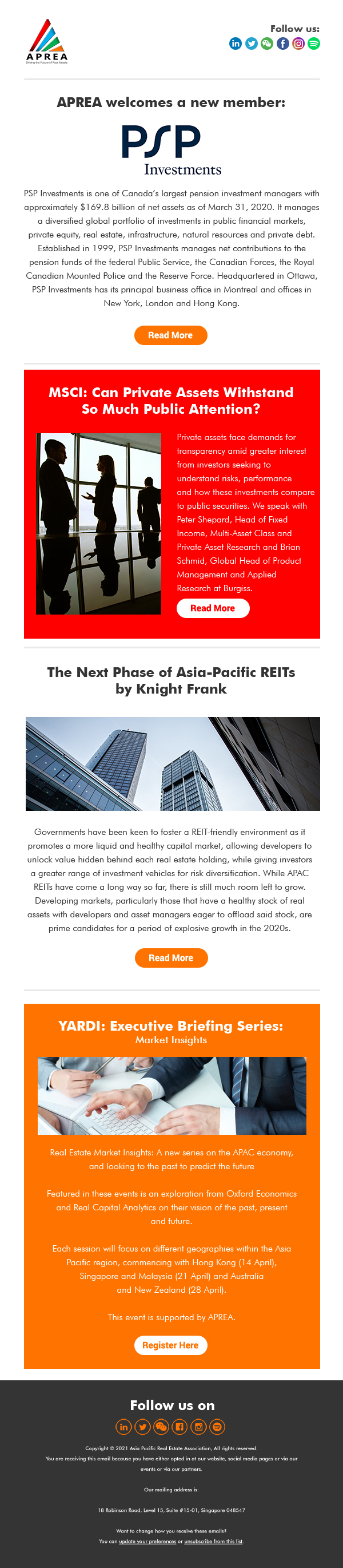 APREA Emailer April 22